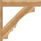 Ekena Millwork Balboa Block Rough Sawn Outlooker, Western Red Cedar, 8"W x 40"D x 40"H OUT08X40X40BOA05RWR - alternate 3